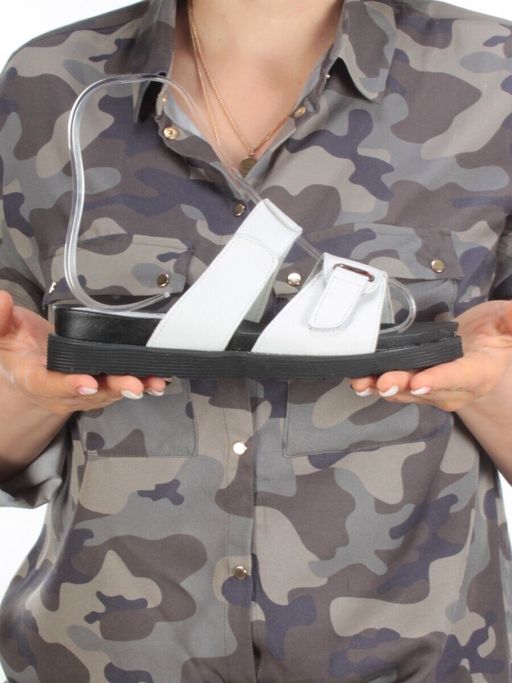 08-K25-2 WHITE Сандалии женские (натуральная кожа) - Фабричный китай фото 2