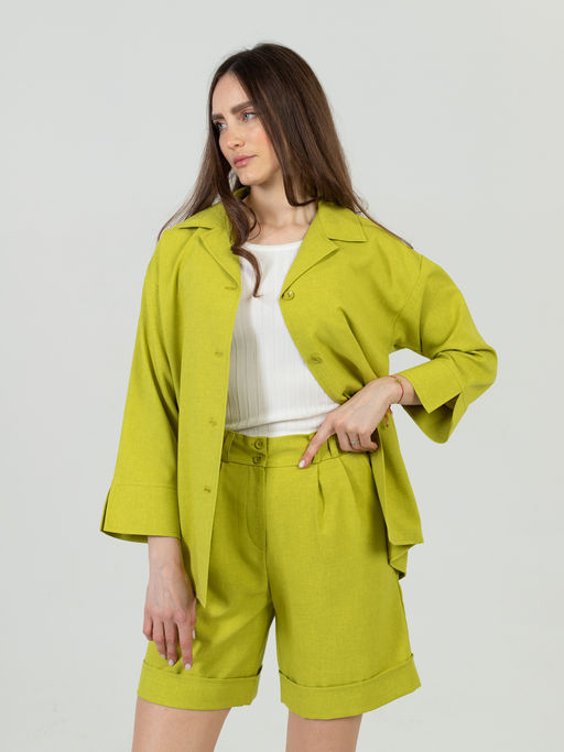 Шорты ЛЕН с ВИСКОЗОЙ ТРиКА