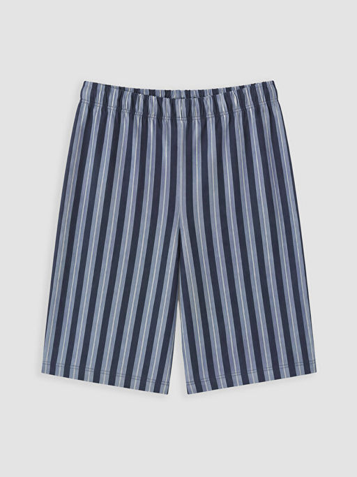 Beli Lastikli ?izgili Erkek ?ocuk Pijama ?ort