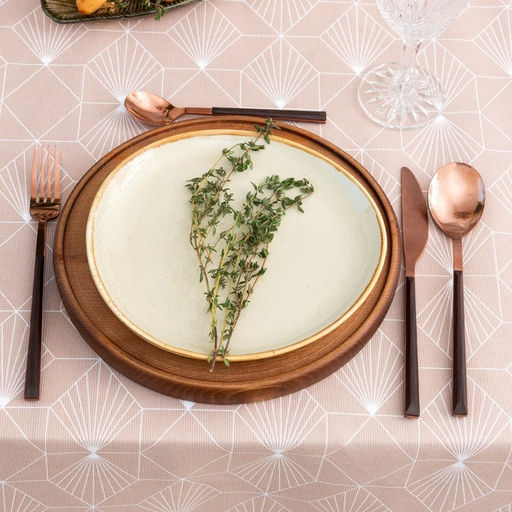 Скатерть Доляна Geometry 144х180см, 100% хлопок, 164 г/м2  фото 5