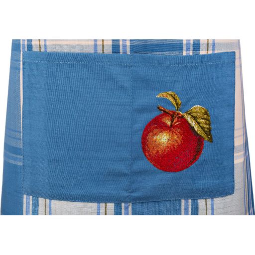 ФАРТУК ФРУТТА-ЯБЛОЧКО КЛЕТКА СИНЯЯ, 50 - Lefard фото 2