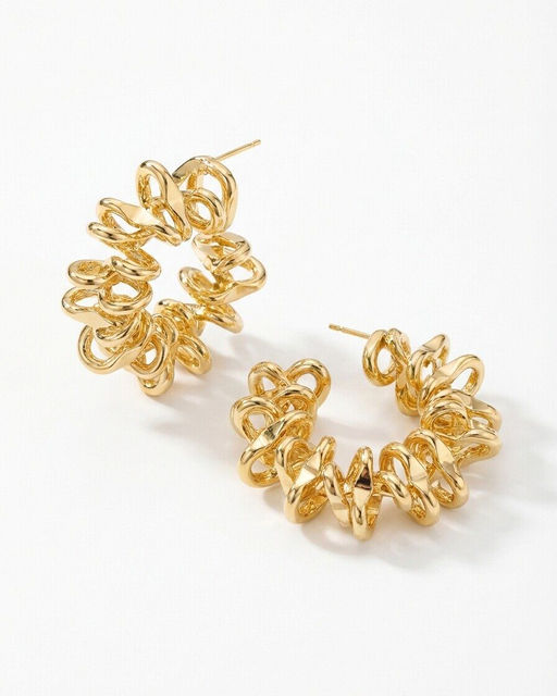 Стильные серьги