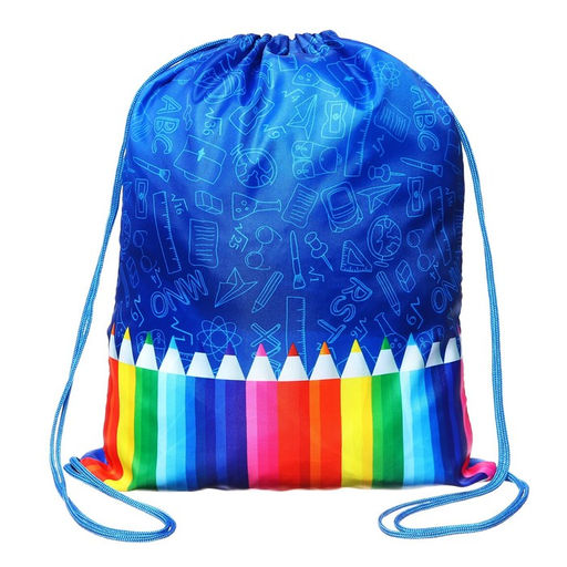 Мешок для обуви 420 х 340 мм, Calligrata МСО-5С, (мягкий полиэстер, плотность 210D), Карандаши  фото 2