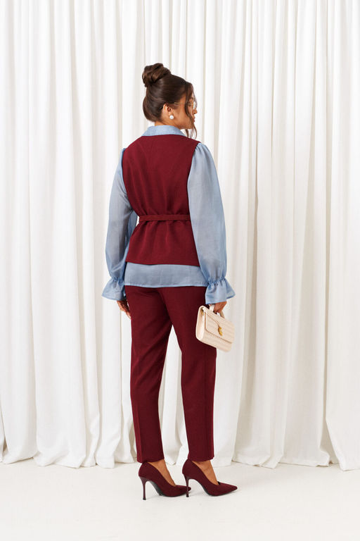 Костюм Beautiful Free 6440 марсала+голубой