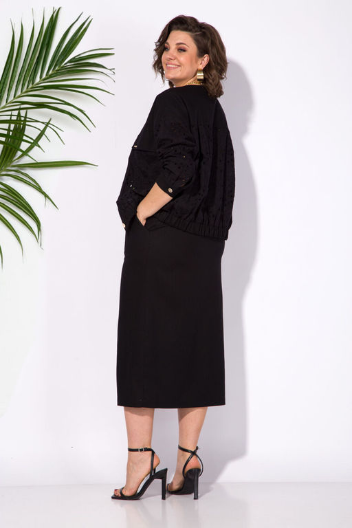 Костюм Liliana 1312К черный+серо-зеленый  фото 3