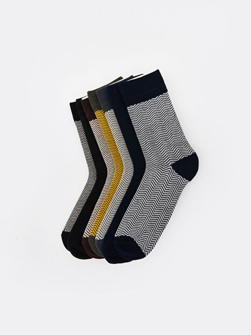 ?izgili Erkek Soket ?orap 7li