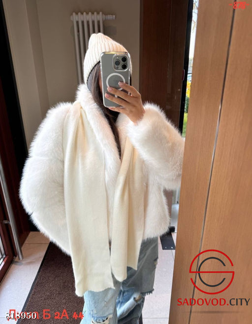 Шуба женская из искусственного меха