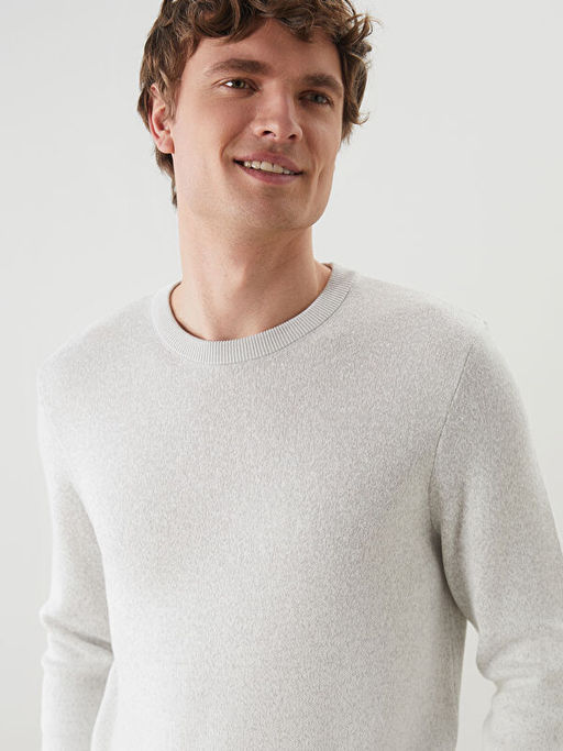 Bisiklet Yaka Erkek Triko Kazak