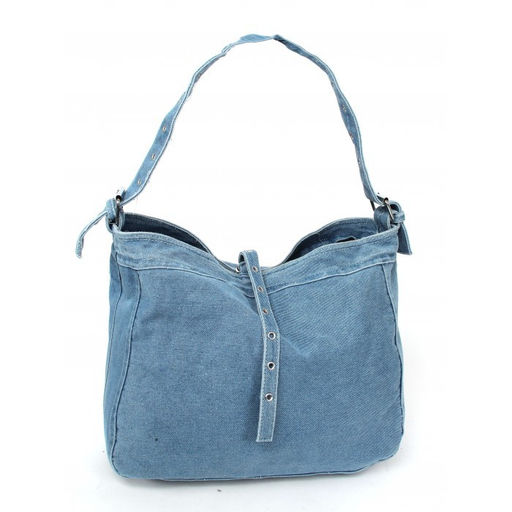 Сумка женская текстиль JN-76-8182, 1отд, плечевой ремень, голубой jeans SALE 261811 - Bobo фото 6