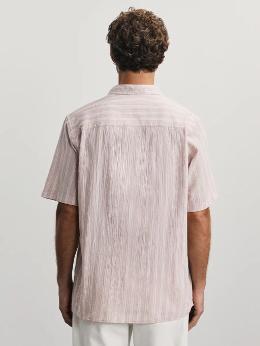 Рубашка из 100% хлопка в полоску / Zarina  фото 6