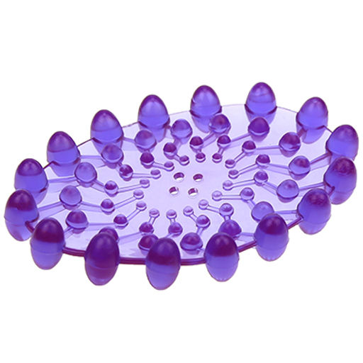 Мыльница 8х11,5х1,8см, силикон, цвета микс (Китай)