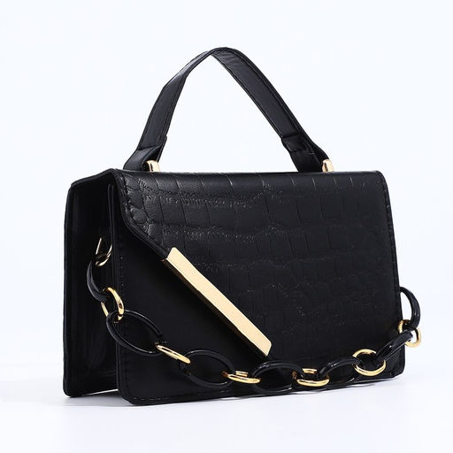 Сумка мессенджер на магните, цвет чёрный - Simaland фото 3