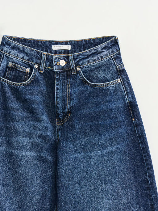 Джинсы barrel с высокой посадкой / Zarina  фото 3