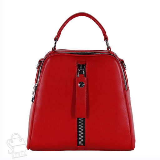 Рюкзак женский кожаный 99451 red Velina Fabbiano-Safenta/30 в Новосибирске