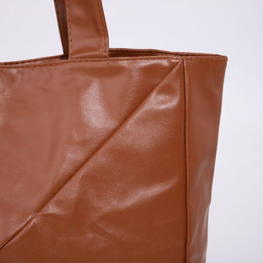 Сумка-шопер на магните, цвет коричневый - Simaland фото 4