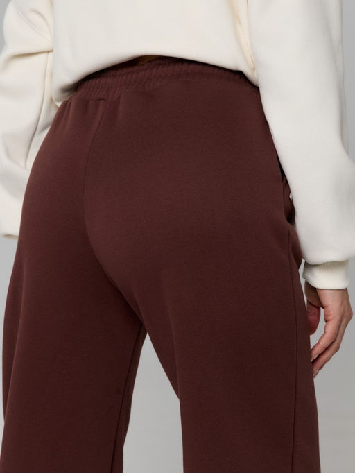 349 Брюки-трансформеры утепленные, шоколад - Knitka wear фото 6