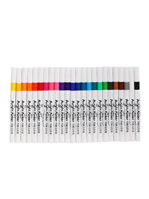 Набор акриловых маркеров, 24 цвета, для рисования