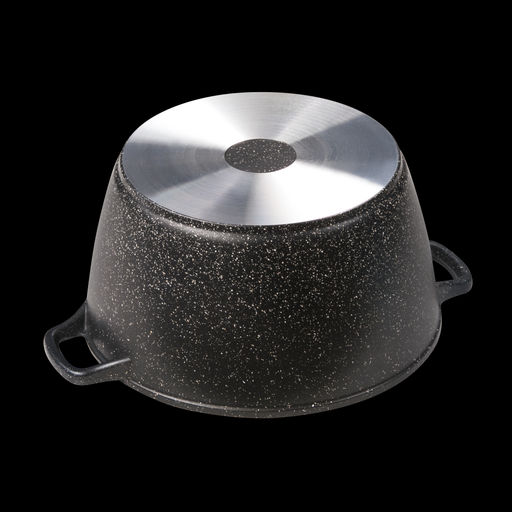 Кастрюля 7л. Гранит лит/руч. с кр. (п/у) к283аг