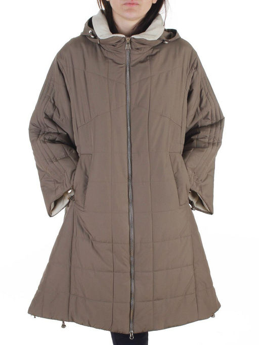 8862 GRAY/BROWN Куртка демисезонная женская