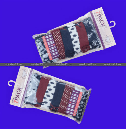 Цена за 7 шт. Трусы женские DOMINANT Турция Неделька - 7 шт. арт. 37000-208 M (44)  фото 4
