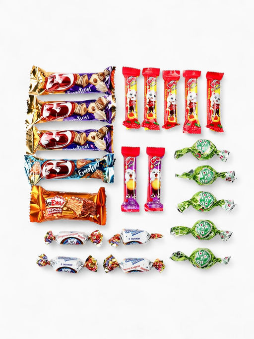 Детский сладкий новогодний подарок Волшебная зима: конфеты 300 г, письмо от Деда Мороза