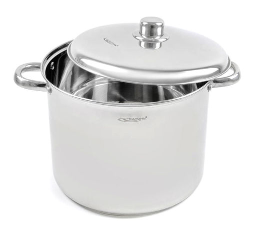 Кастрюля 13,0л "Гретта" KT04-D-130 с метал. кр.