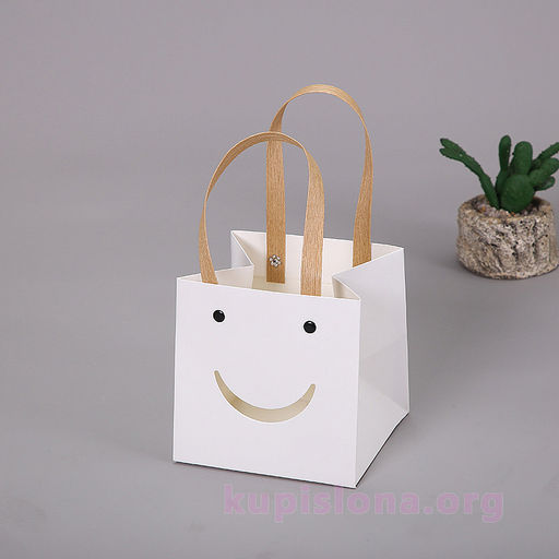 Подарочный пакет Smile средний - Купи слона фото 3