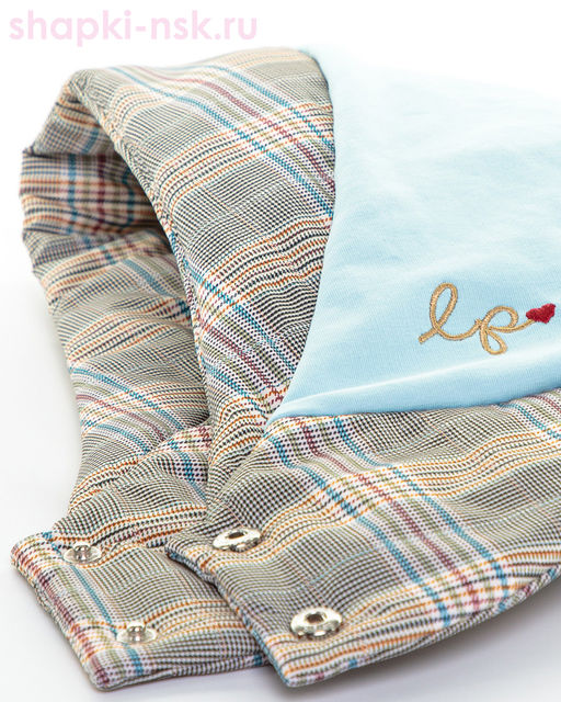 Тэрри плащевка клетка Капюшон женский