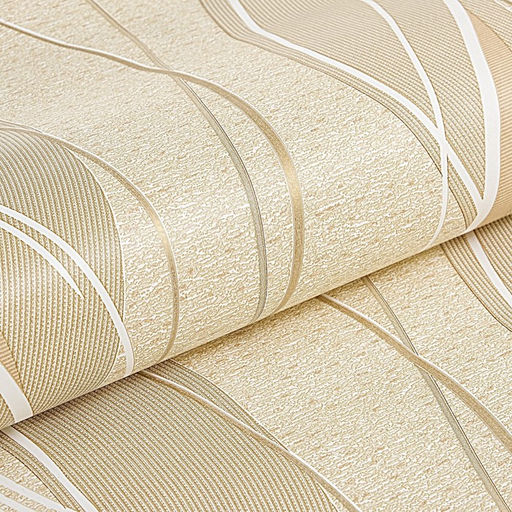 Обои бумажные «Саратовские обои» Ф434-02 Импульс, 0.53×10 м, цвет бежевый