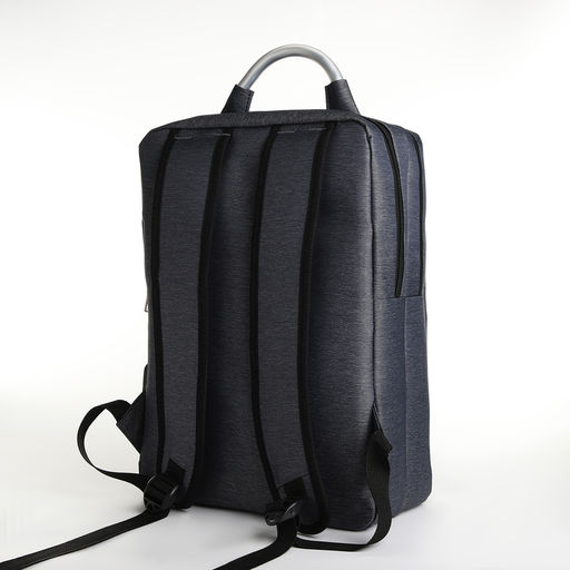 Рюкзак городской на молнии, с отделом для ноутбука, карманами, с USB разъёмом, размер 30×12×42 см, серый