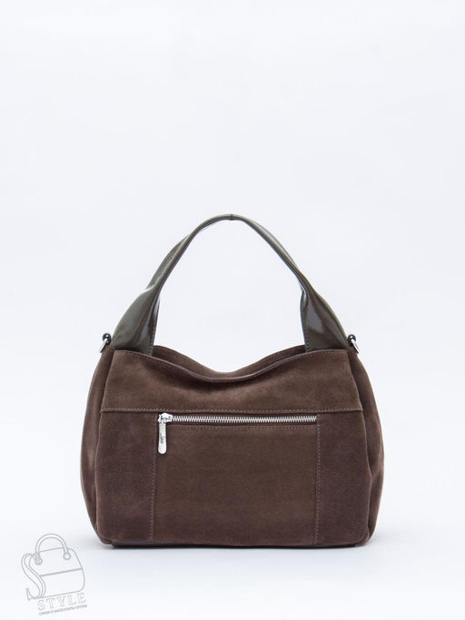 Сумка женская кожаная 92107MSS d.gray Velina Fabbiano-Safenta в Новосибирске