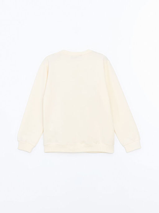 Bisiklet Yaka K?z ?ocuk Sweatshirt