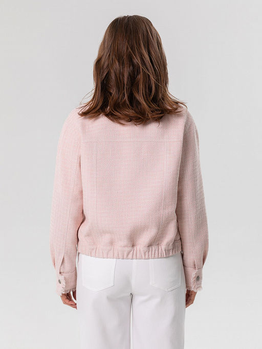 Жакет бомбер с декоративной бахромой - Stilla фото 4