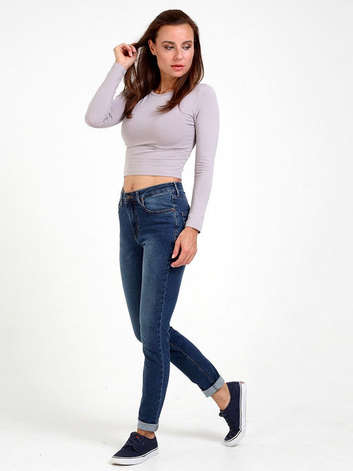 Женские джинсы _ 19733 - F5 фото 4