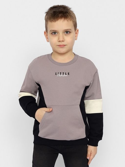CRB wear/CWKB 63236-23-328 Джемпер для мальчика,серый/Ex.Cherubino