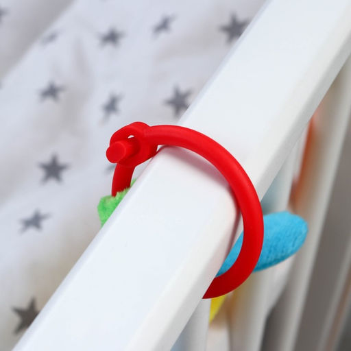 Растяжка - погремушка «Лучшие друзья» мягкая, на кроватку/коляску