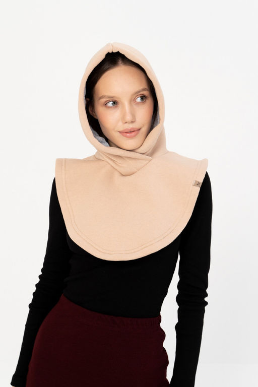 Капор Футер 3-ех нитка начес 333L17 св.бежевый - Solo mio фото 6