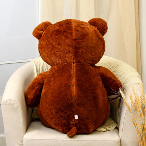 Мягкая игрушка «Медведь» с красным бантиком, 90 см