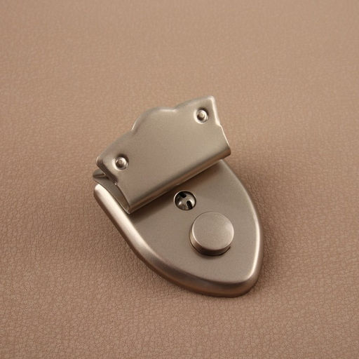 Цена за 2 шт. Застёжка для сумки, 3,8 5 см, цвет жемчужный серебряный - Арт узор фото 2