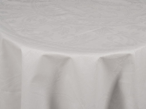 16с3 ЯК Скатерть D-183 "Овальная" цв.белый