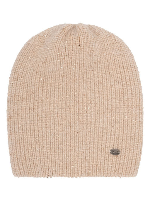 Шапка жен. анг+нейл+люр LB-N88065 beige