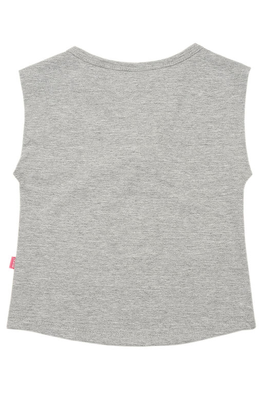 Футболка для девочки	 UD 2850 серый - Mini maxi фото 3