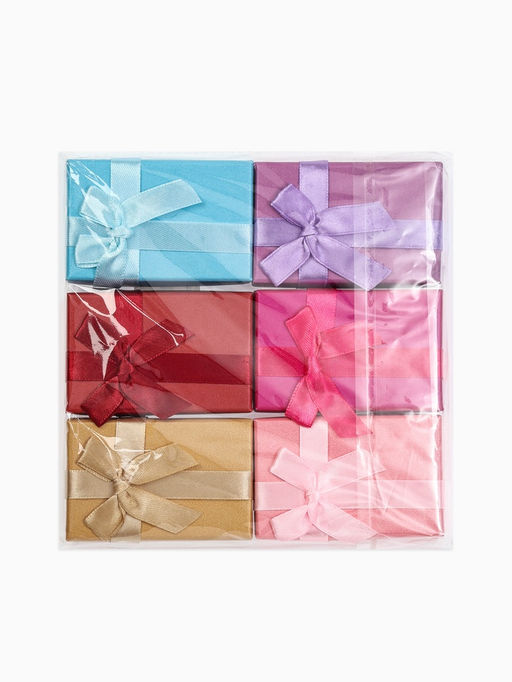 Набор коробочек подарочных 6 шт. под набор «Палетка», 5×8, цвет МИКС (4573909)