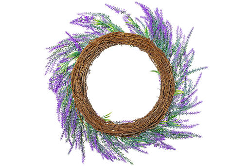 Венок 56*56*12 см "Лавандовое поле"