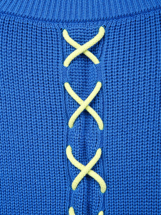 Пуловер женский ZZ-01005 l.blue/yellow