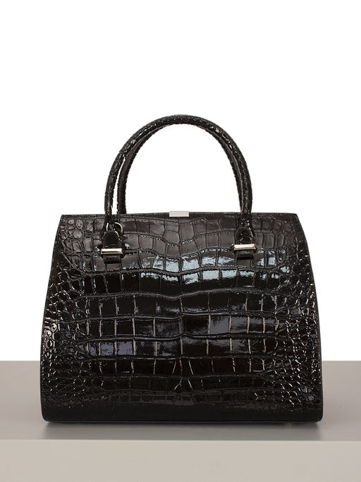 LACCOMA сумка НИ0621-черный натуральная кожа хлопок