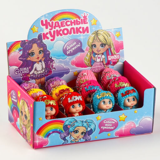 Цена за 12 шт. Кукла в шоубоксе, МИКС