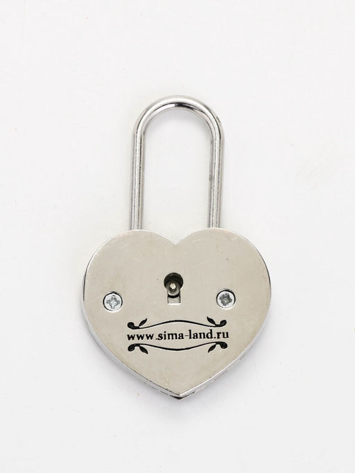 Замок свадебный с ключом «Вместе навсегда», 5.1×7 см