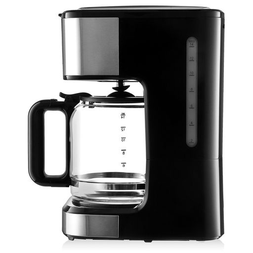 Кофеварка BRAYER 1124BR, капельная, 900 Вт, 1.8 л, LED дисплей, поддержание t, чёрная