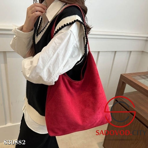 Сумка шоппер под замшу - Bruno фото 3